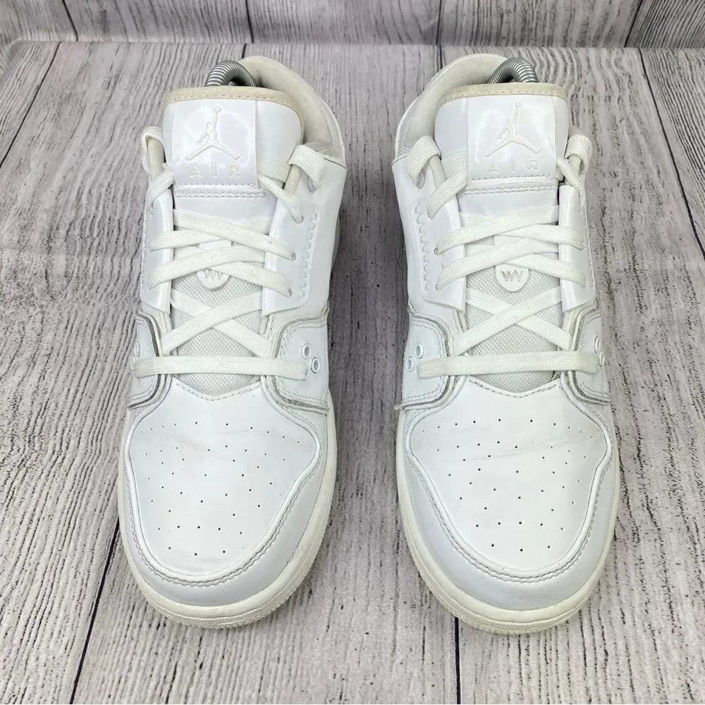 Nike Youth‎ Jordan 1 Flight 2 Low Sneakers White Girls 7Y 654952-100